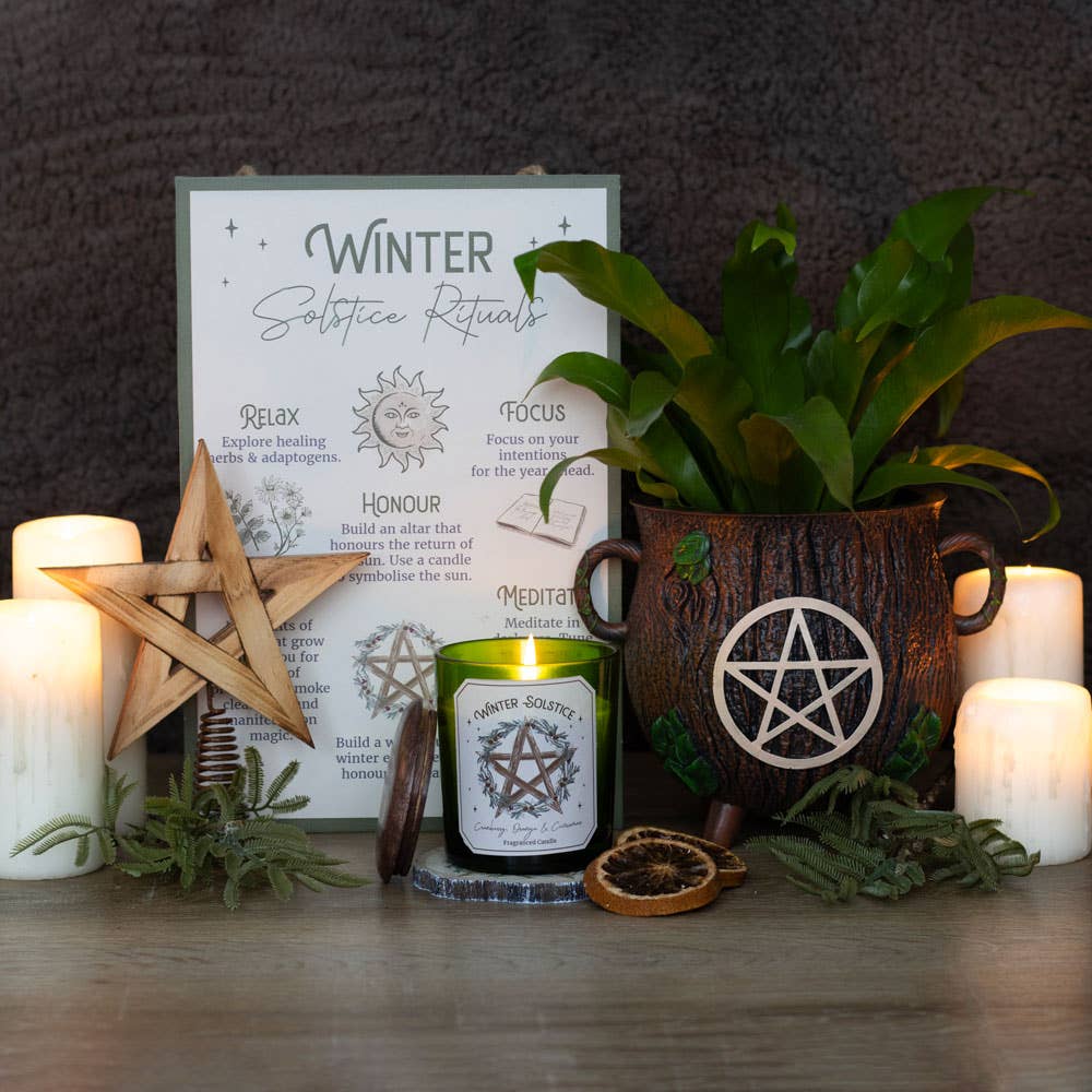 Cranberry, Orange & Cinnamon Winter Solstice Candle